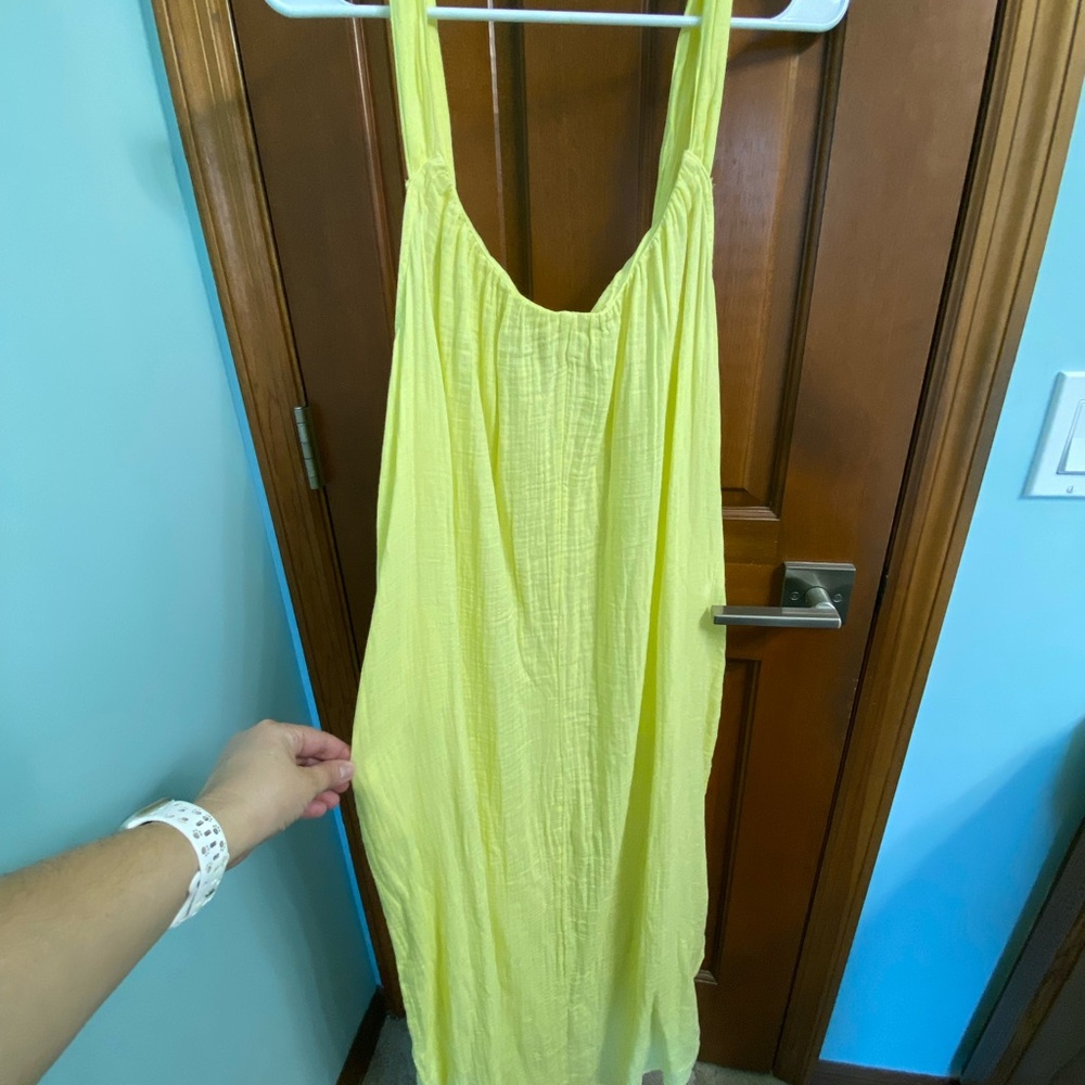 Old Navy Yellow Maxi Dress (L)